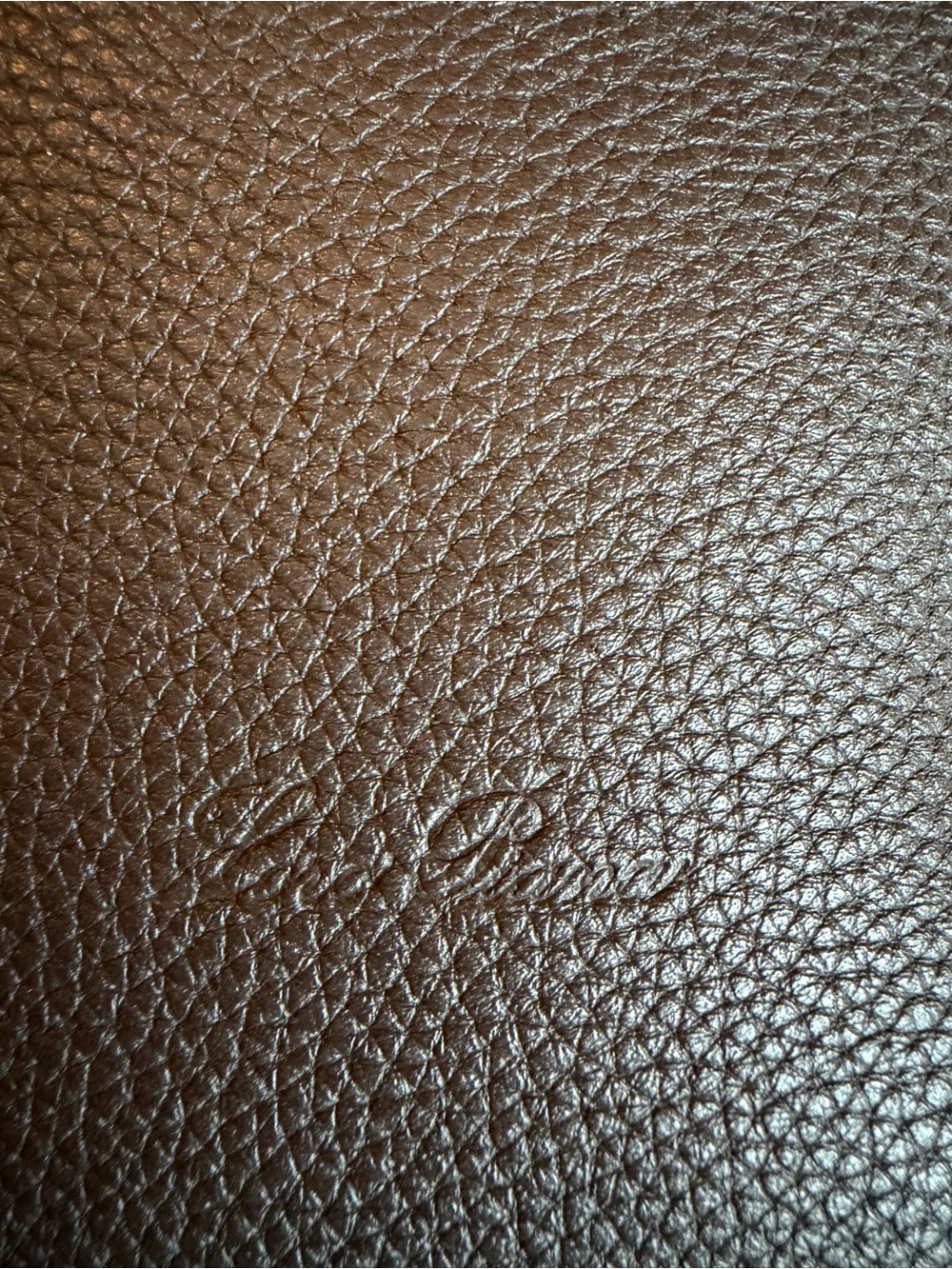 Loro Piana Small Bale Bag - chocolate leather - carried once